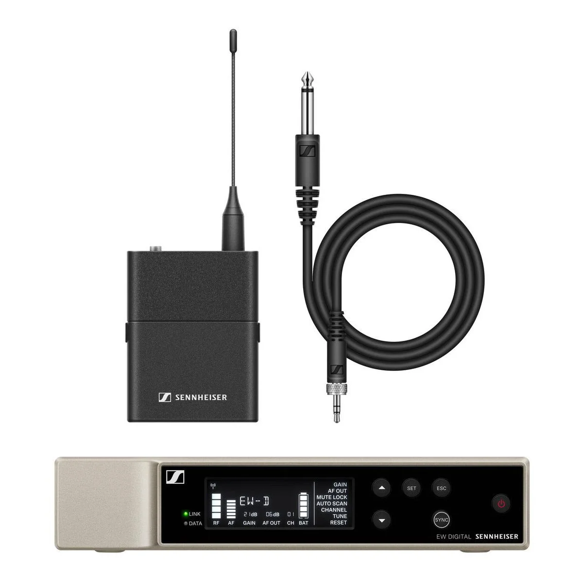 Sennheiser EW-D CI1 SET Digital Wireless Instrument System | Frequency: Q1-6 (470 to 526 MHz)