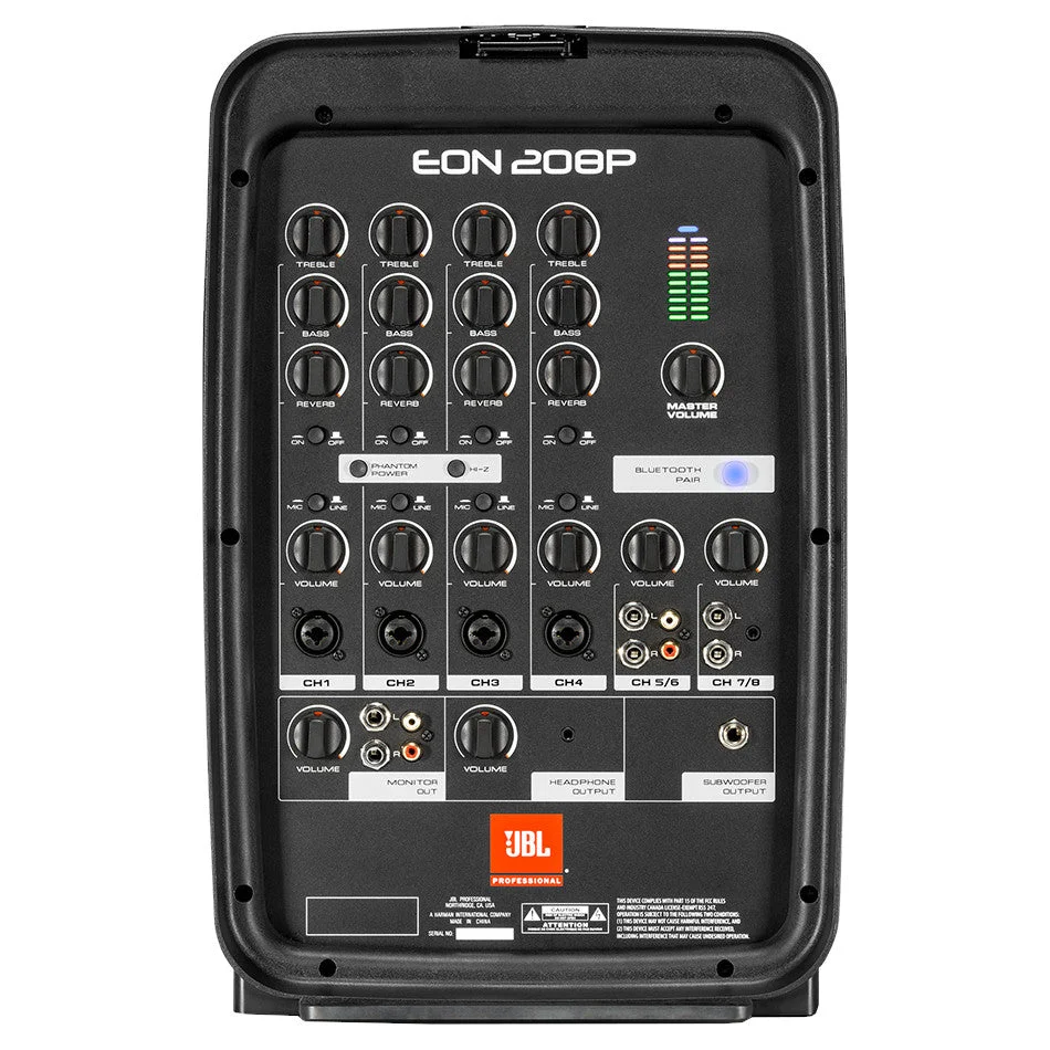 JBL EON208P Portable PA Speaker with Mixer and Bluetooth - Image 5