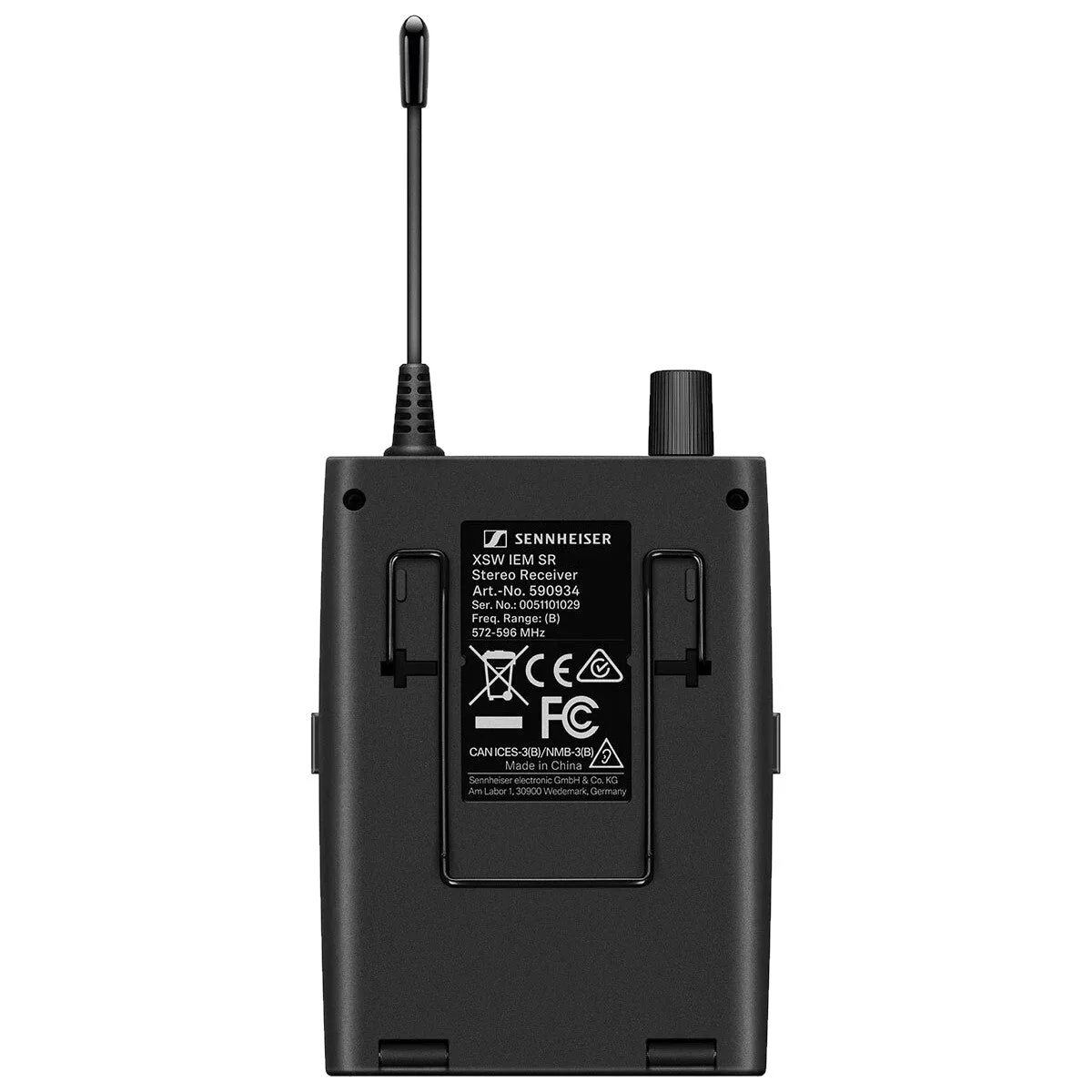 Sennheiser XSW IEM Set Wireless In-Ear Monitoring System | Frequency: B (572-596 MHz) - Image 5