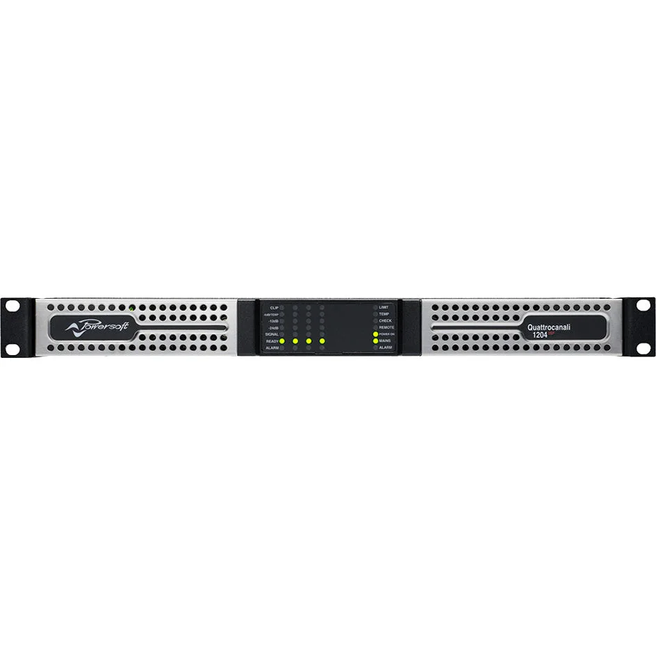 Powersoft QUATTROCANALI 1204 1200W/4-channel Flexible Amplifier with DSP