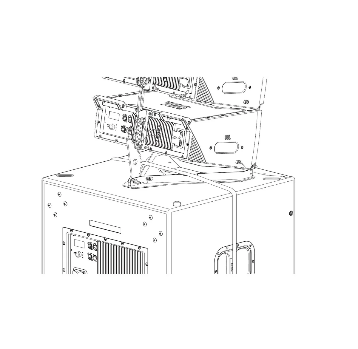 JBL SRX910LA BP Base Plate - Image 2