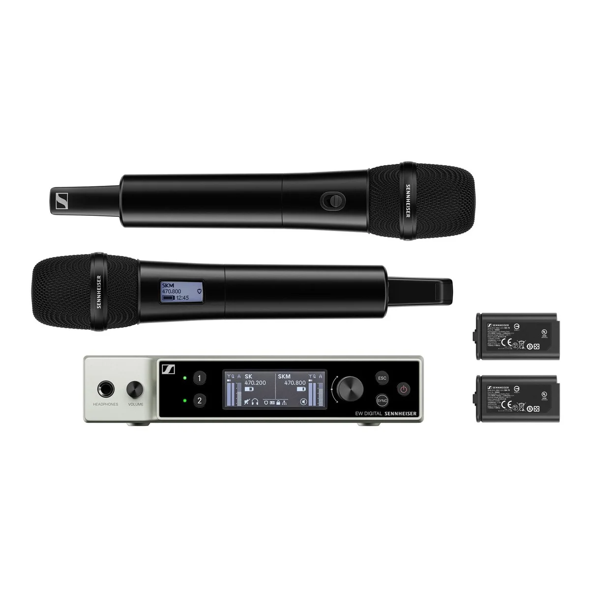 Sennheiser EW-DX 835-S SET Wireless Microphone Handheld System | Frequency: Q1-9