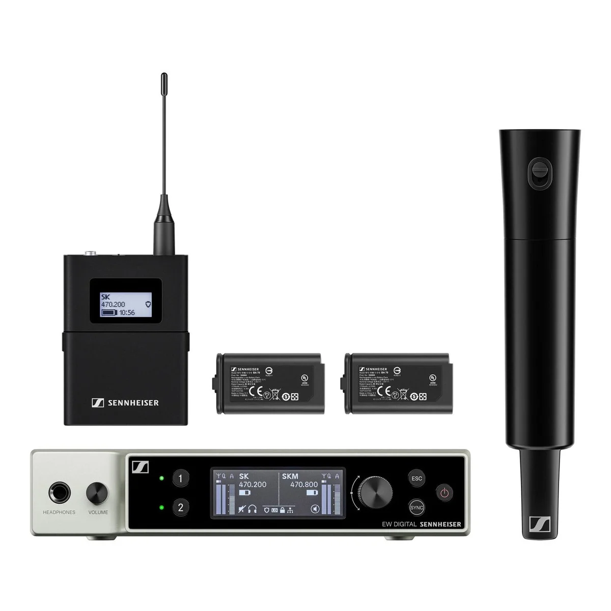 Sennheiser EW-DX SK/SKM-S BASE SET Wireless Bodypack Base System