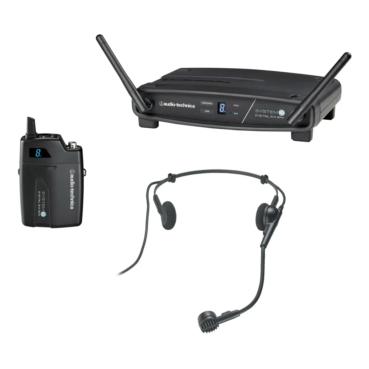 Audio-Technica ATW-1101/H Digital Wireless Headworn Microphone System