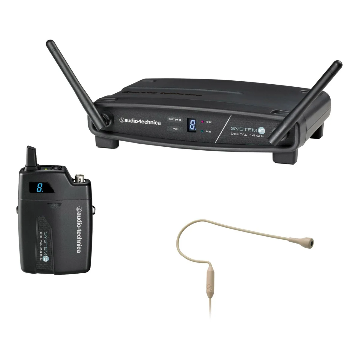 Audio-Technica ATW-1101/H92 Digital Wireless Headworn Microphone System | Color: Beige