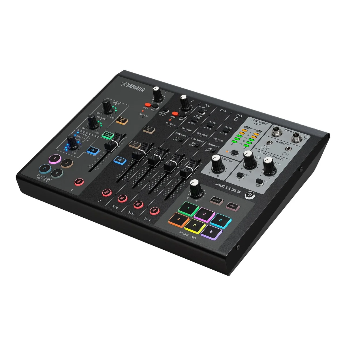 Yamaha AG08 8-Channel Live Streaming Mixer