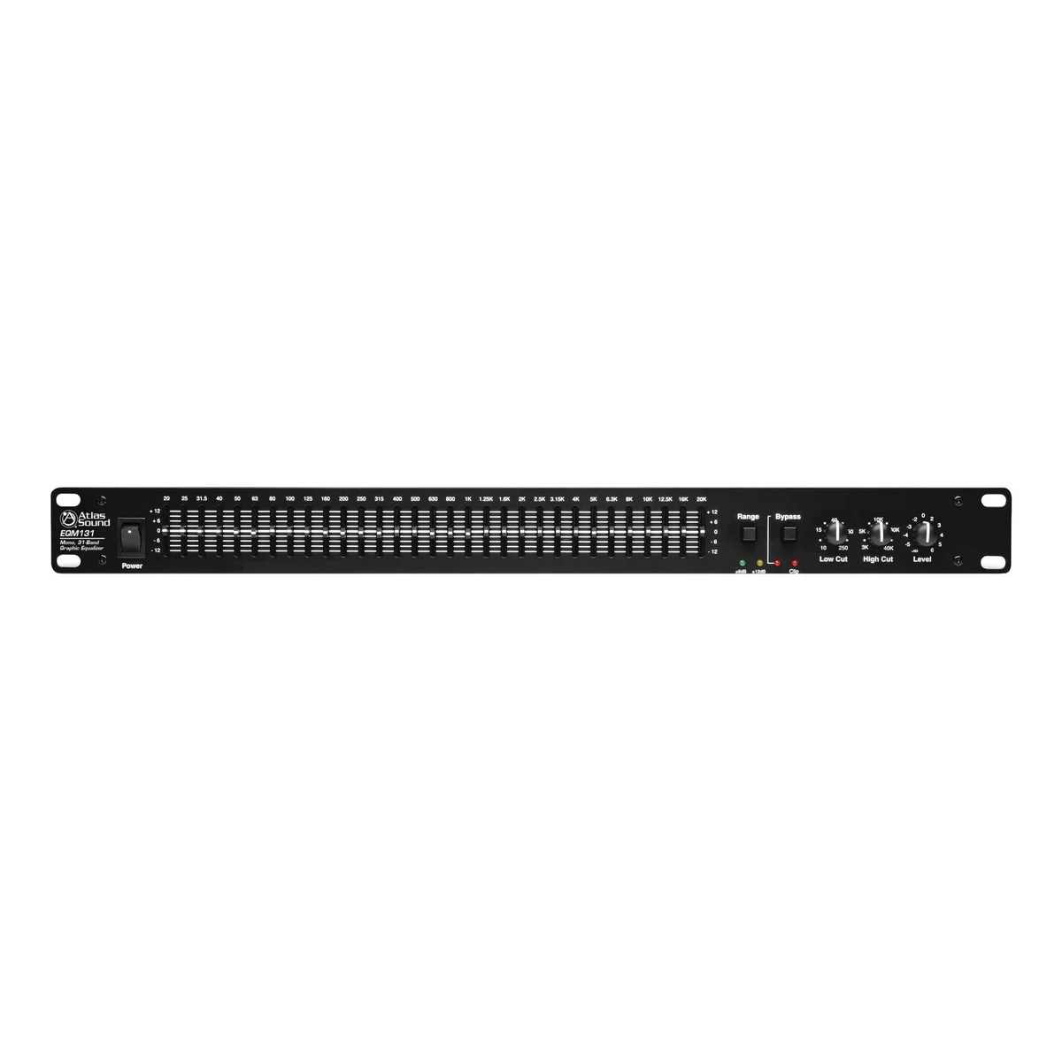 AtlasIED EQM131 1/3 Octave Graphic Equalizer