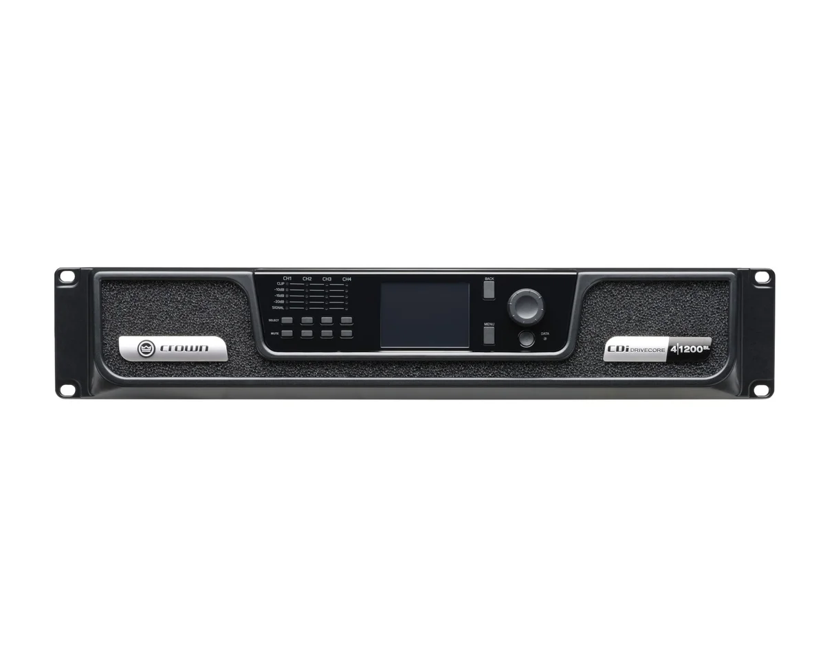 Crown CDi 4|1200BL 4-Channel 70V Power Amplifier with BLU Link