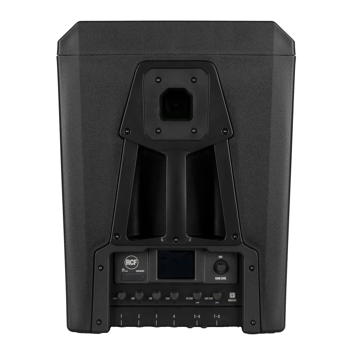 RCF 13000931 EVOX-JMIX-9 (Sub Only) Active 2100w 12" Three-way Column Array with 8 Channel Mixer and Bluetooth - Black - Image 7