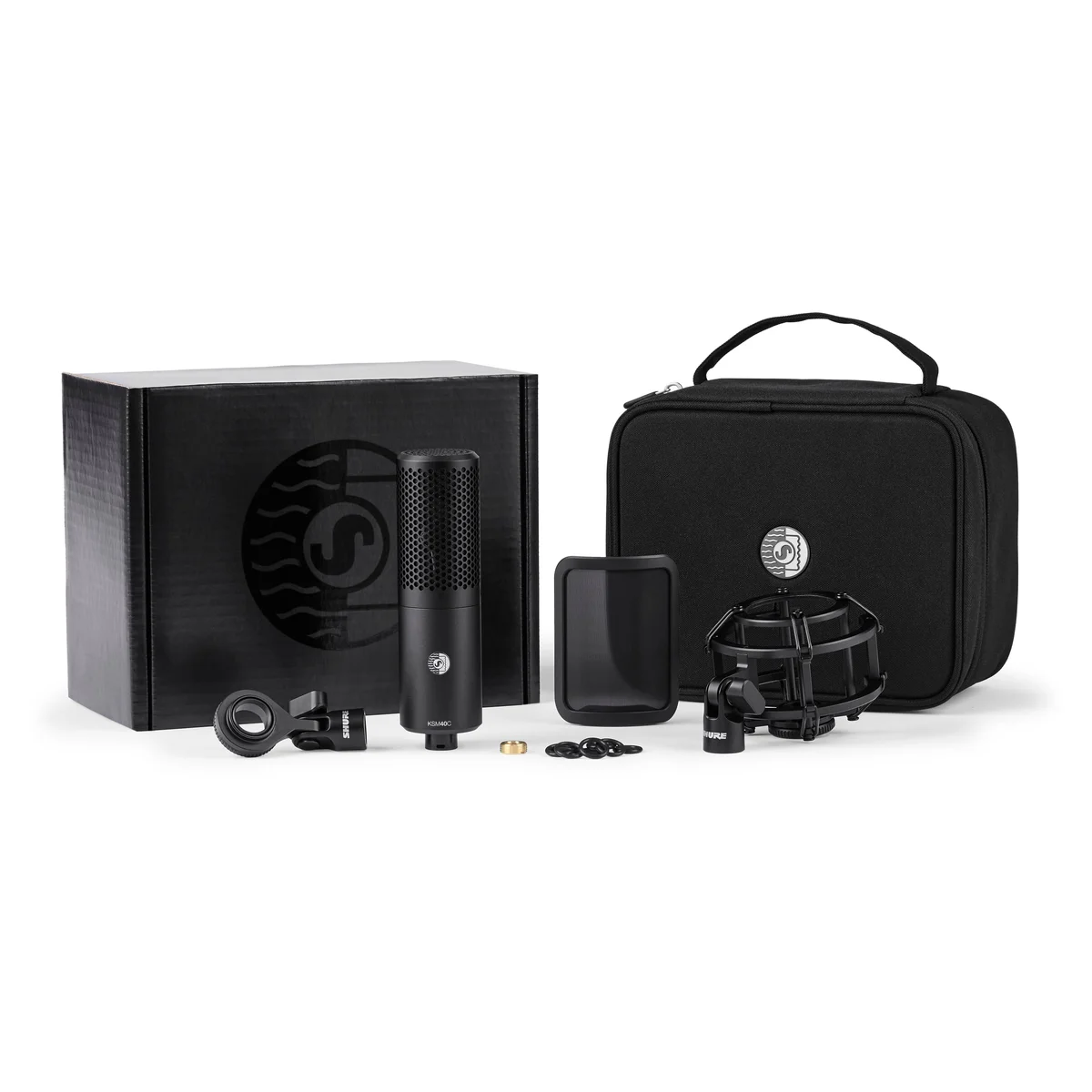 Shure KSM40C Large Diaphragm Cardioid Condenser Microphone with Accessories