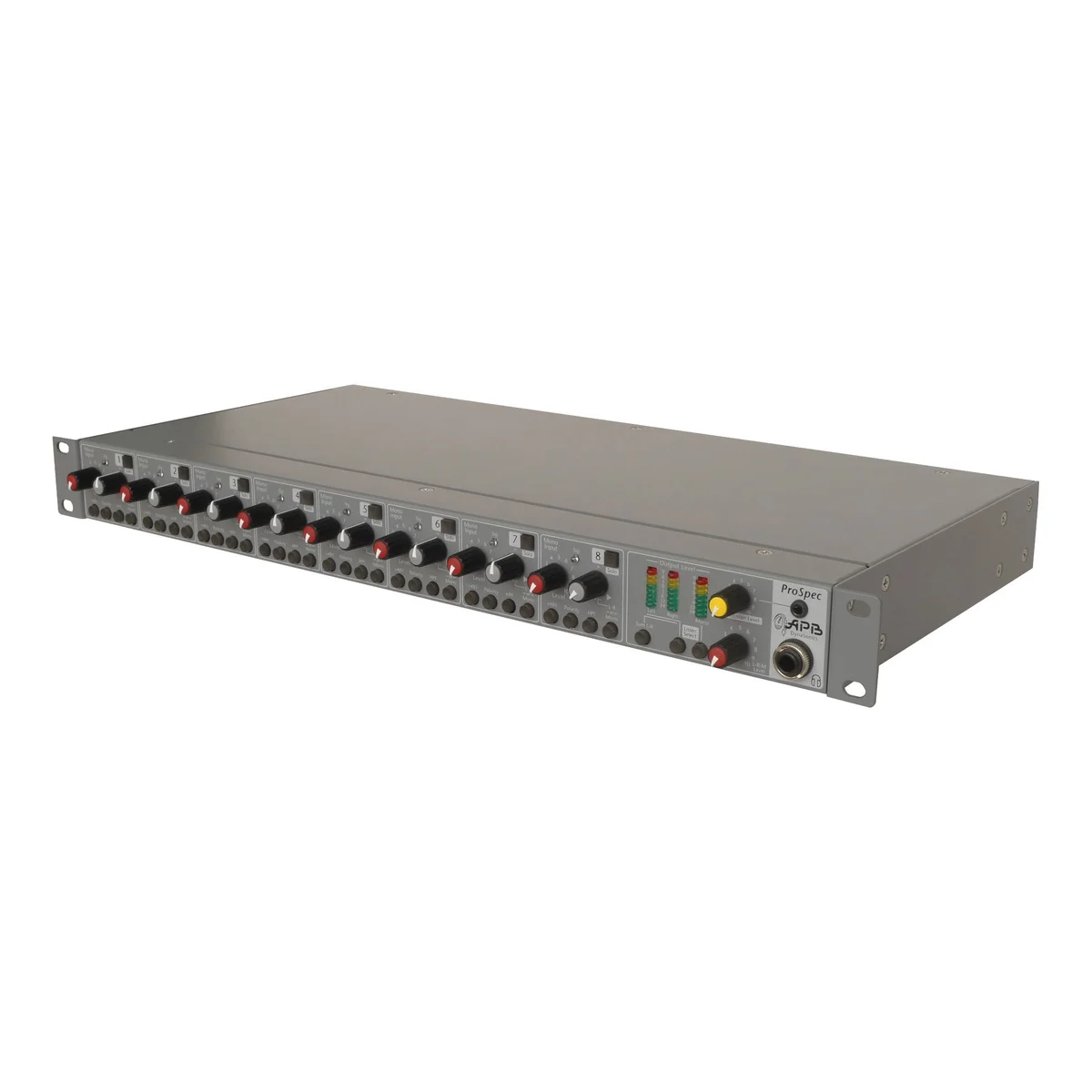 APB DynaSonics ProSpec 1U8M 8-Channel Mic Line Mixer
