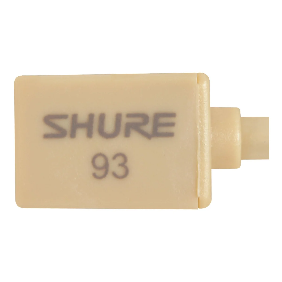 Shure WL93 Miniature Lavalier Microphone | Color: Tan, Cable: 4 Feet