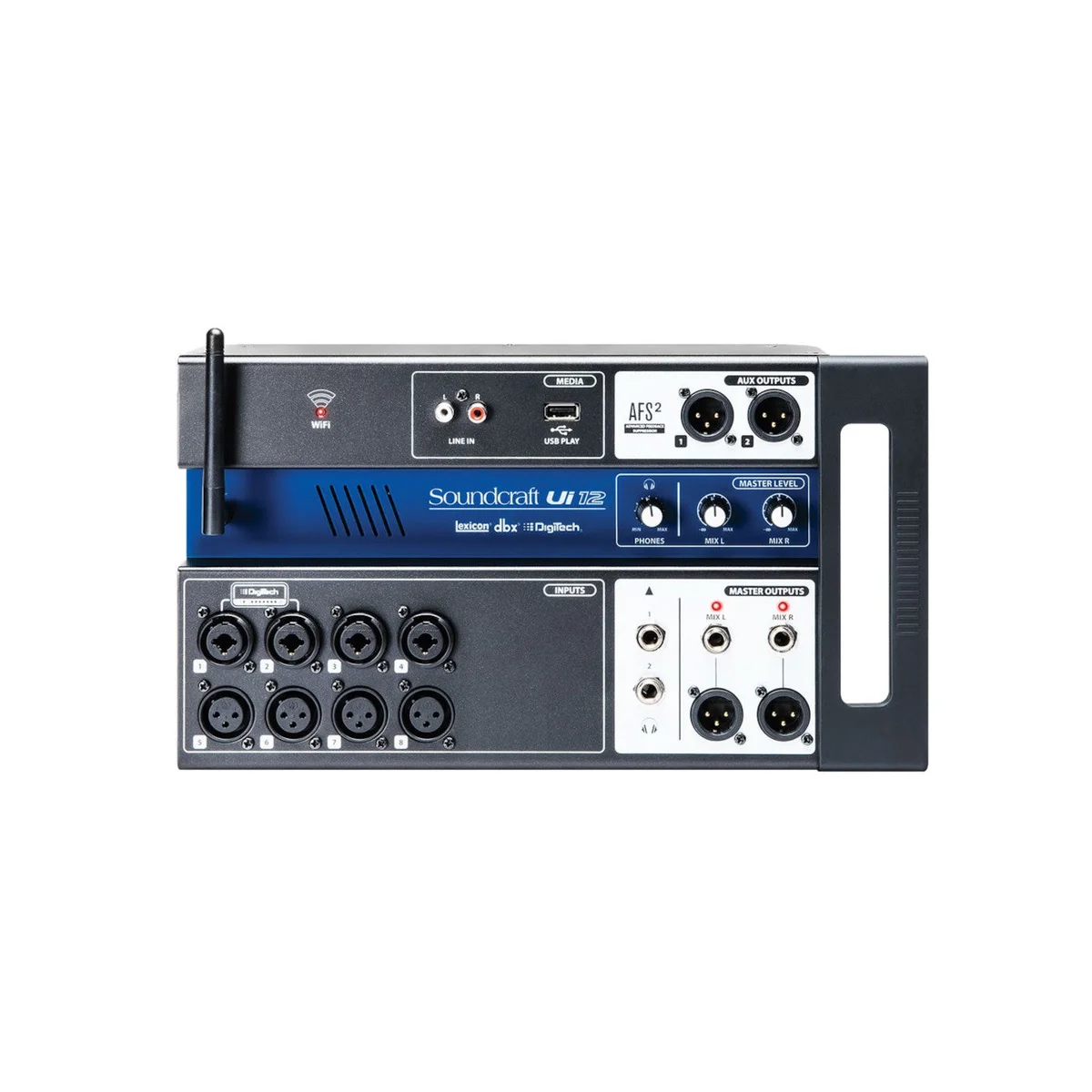 Soundcraft Ui12 Remote Controlled 12-Channel Digital Mixer
