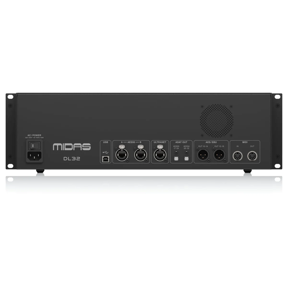 Midas DL32 32 Input, 16 Output Stage Box with 32 Midas Microphone Preamplifiers - Image 5