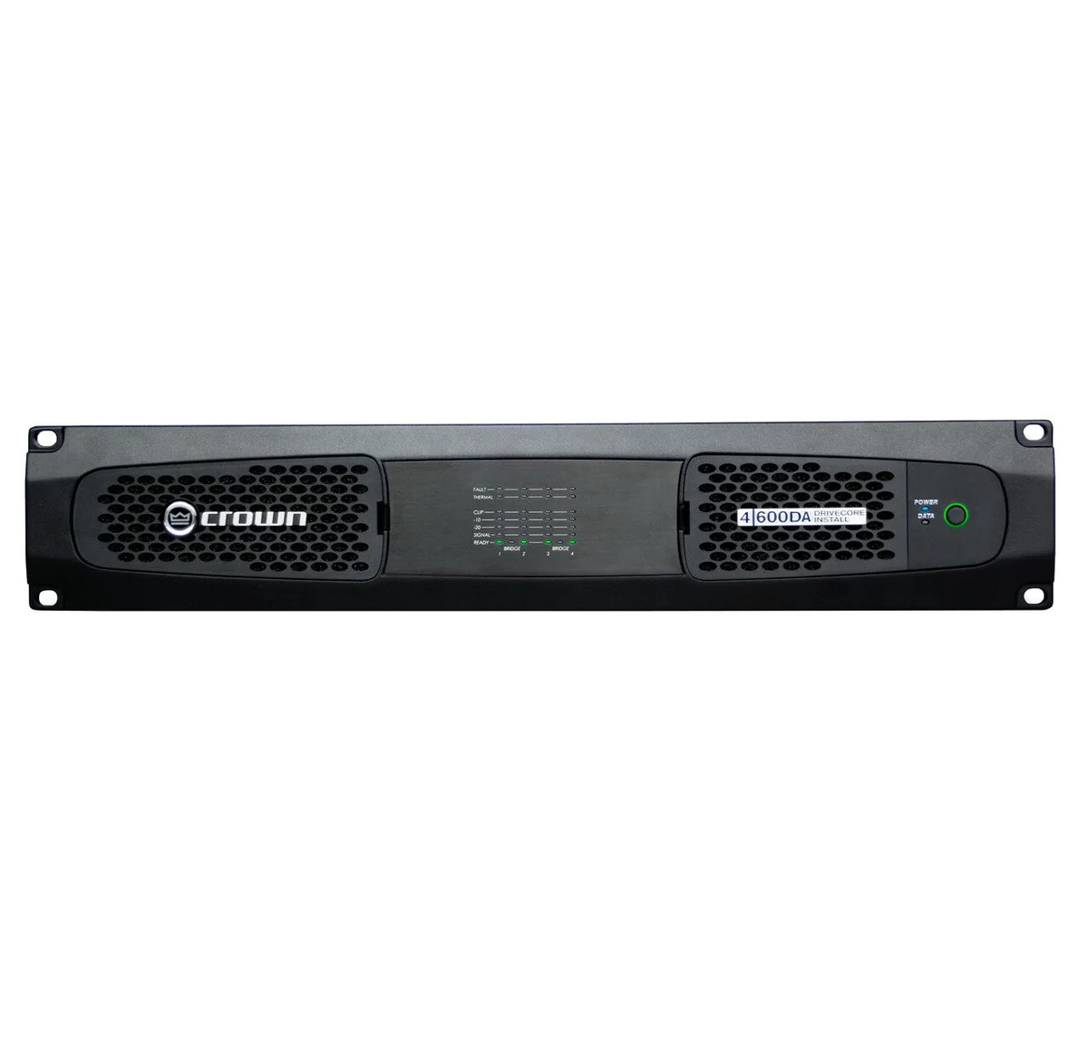 Crown DCi 4|600DA 4-Channel 70/100V Power Amplifier with Dante