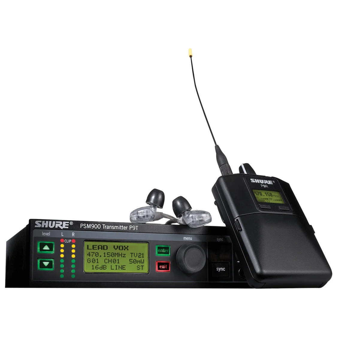 Shure P9TRA+425CL Wireless Personal Monitor System - Image 2