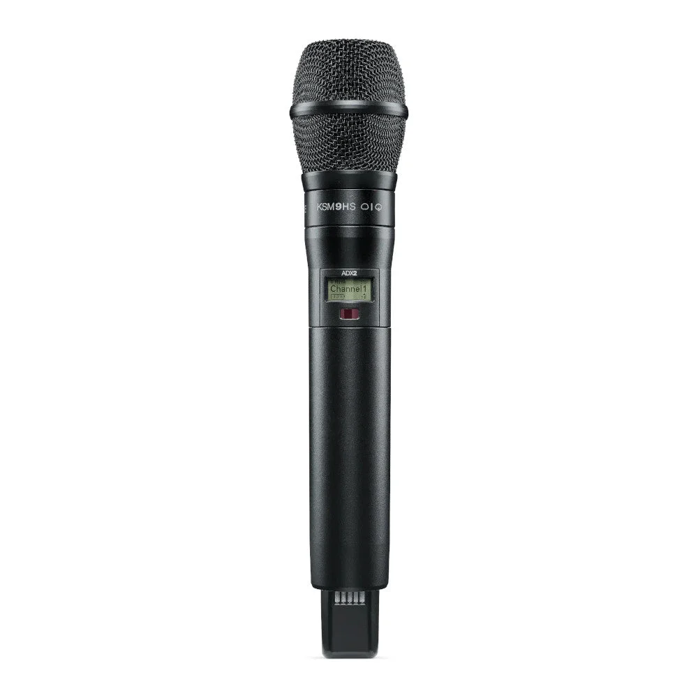 Shure ADX2/K9HS Axient Digital Wireless Handheld Microphone Transmitter, Frequency: G57 (470-608 MHz)
