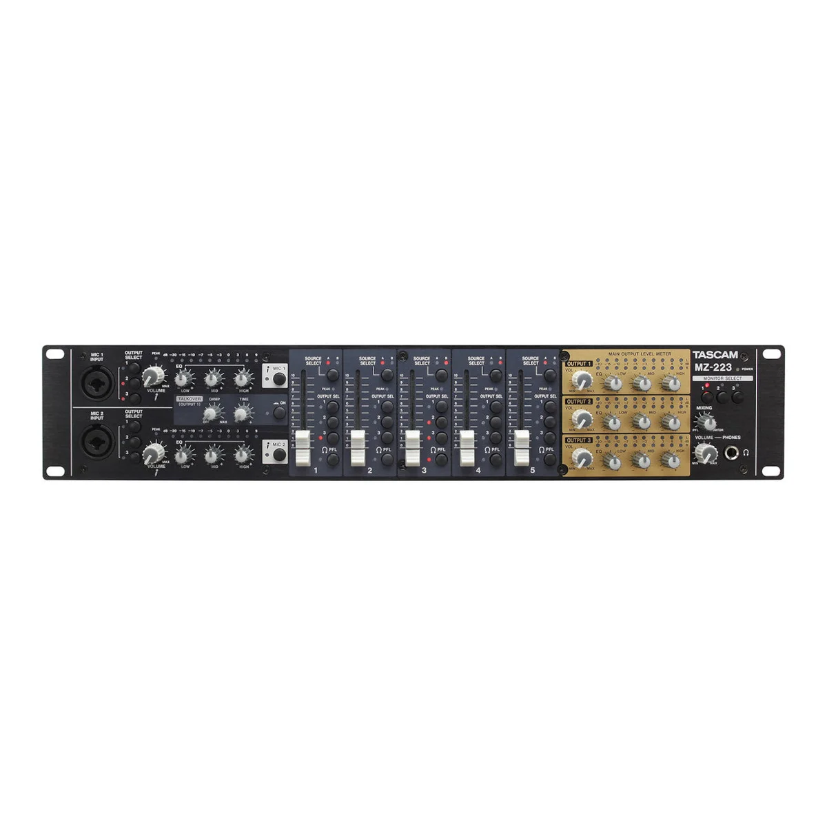 TASCAM MZ-223 Triple Output Zone Mixer