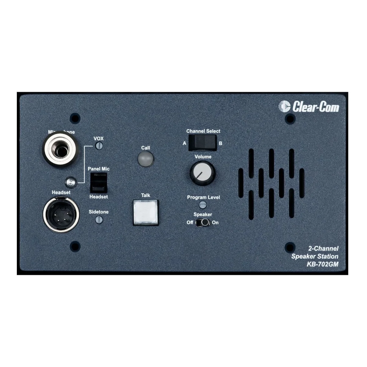 Clear-Com KB-702GM Encore 2-Channel Remote Speaker Station
