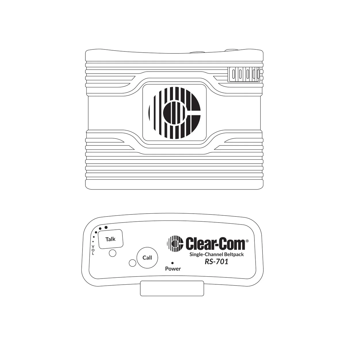Clear-Com RS-701 Encore Single Channel Beltpack - Image 9