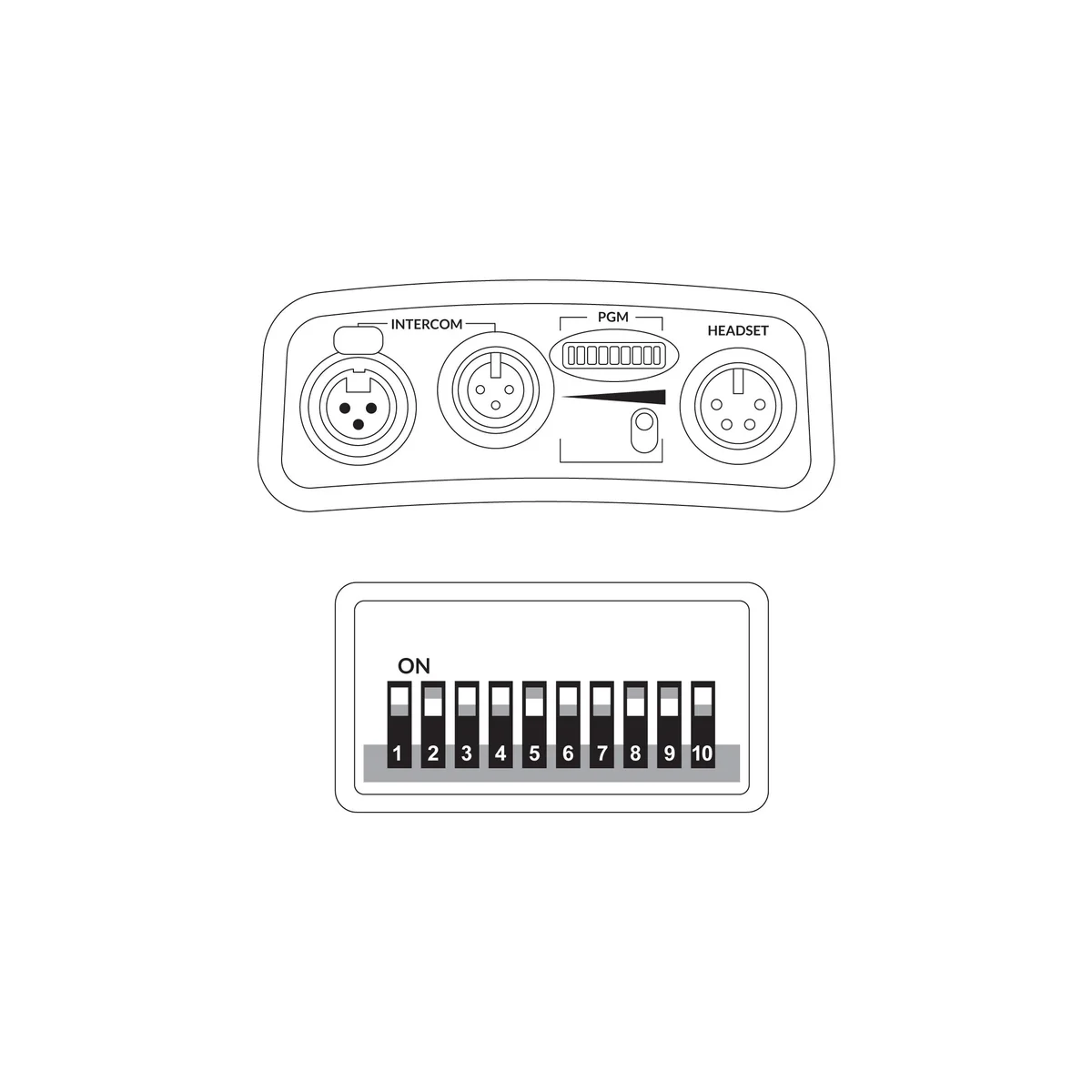 Clear-Com RS-703 Encore 2-Channel XLR-3 Beltpack - Image 10