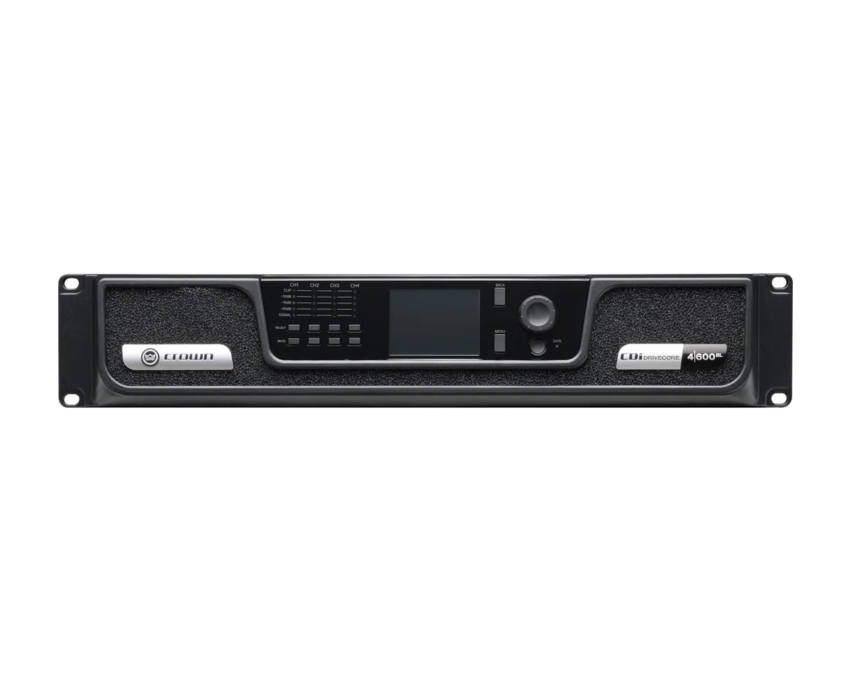 Crown CDi 4|600BL 4-Channel 70V Power Amplifier with BLU Link