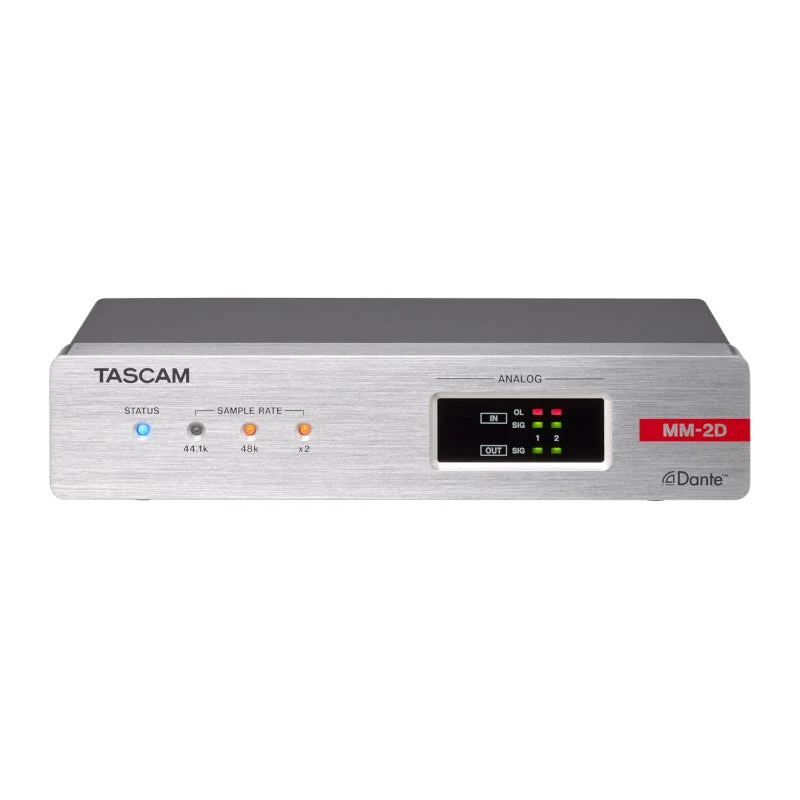 TASCAM MM-2D-E 2-Channel Mic/Line I/O Dante Converter