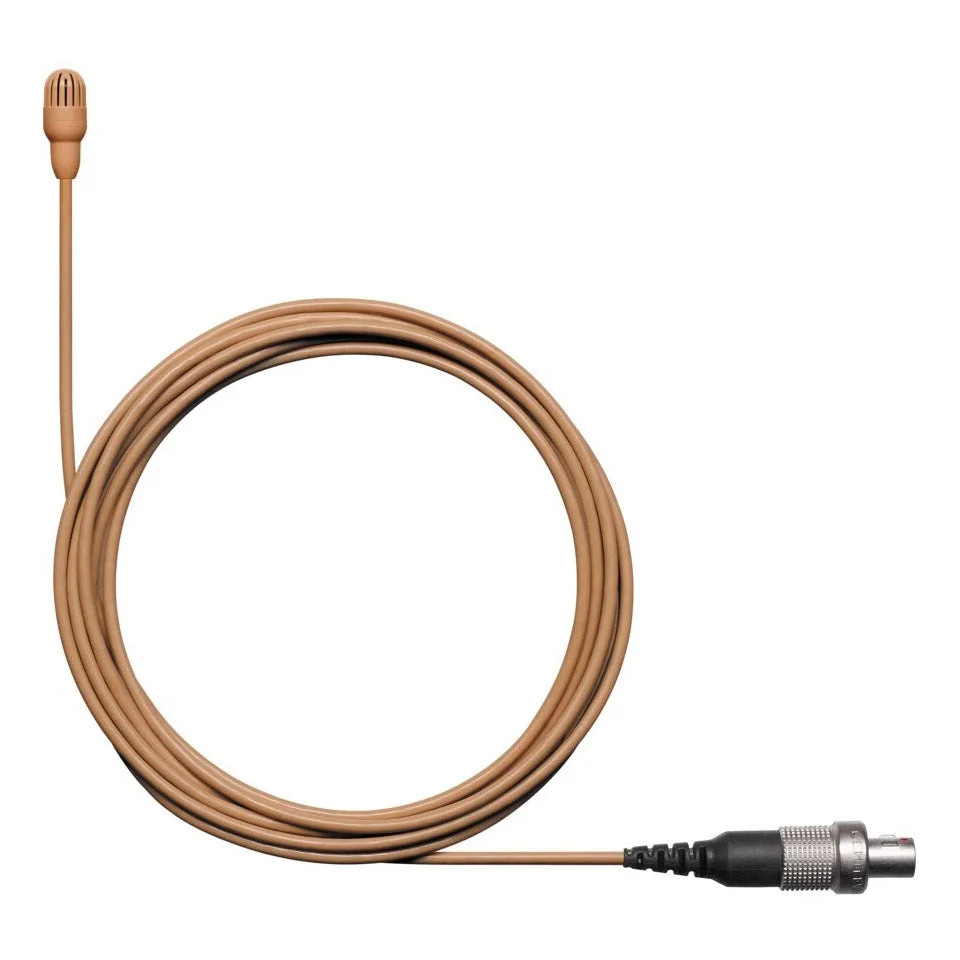 Shure TL46 TwinPlex Subminiature Lavalier Microphone, Cocoa LEMO