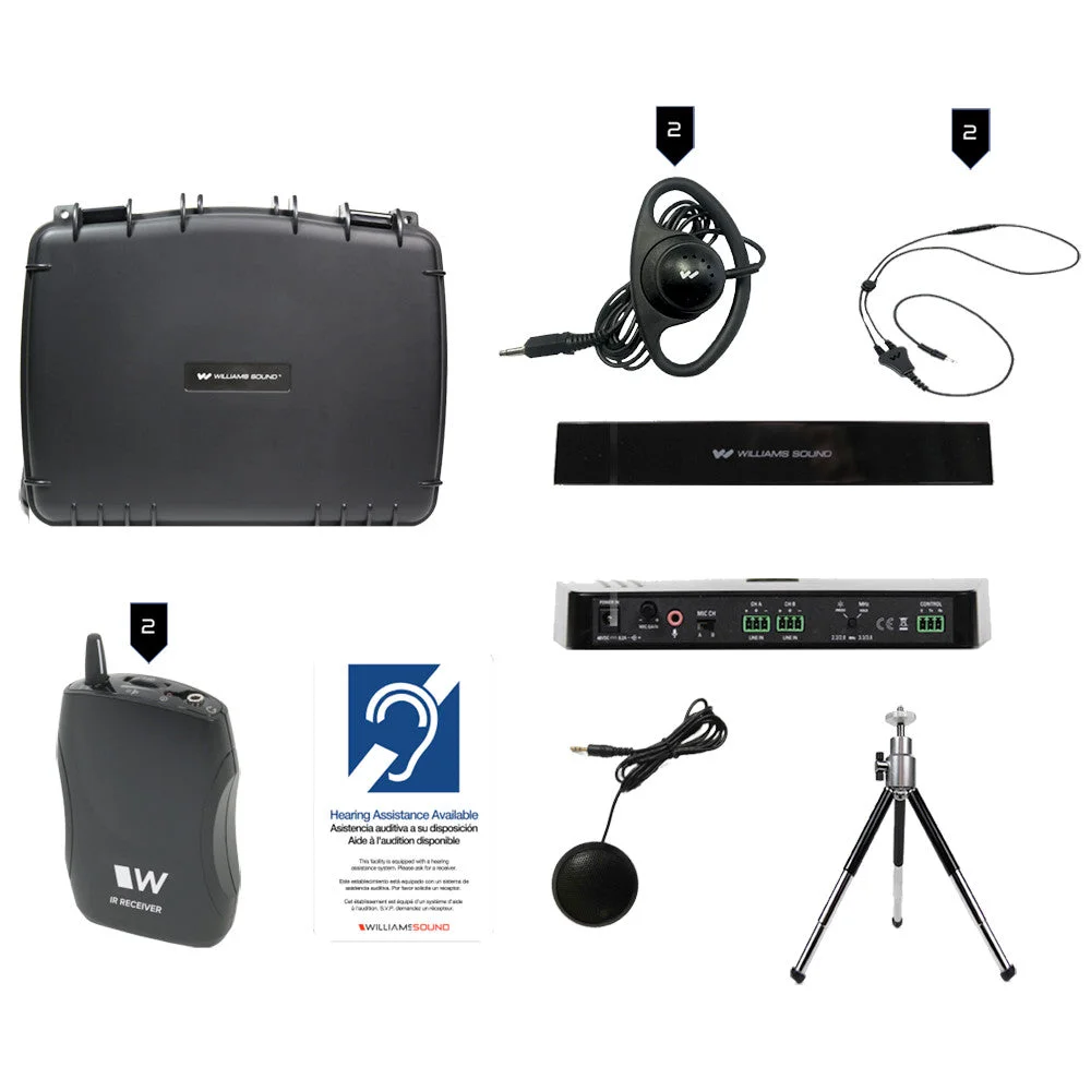 Williams AV IR SY6 Infrared Courtroom Transmitter System