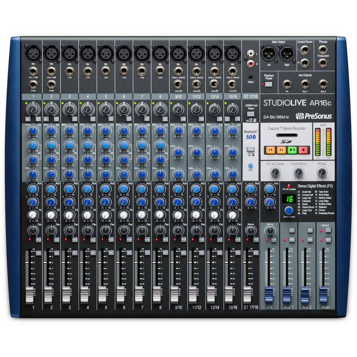 PreSonus StudioLive AR16c 16-Channel Analog Mixer