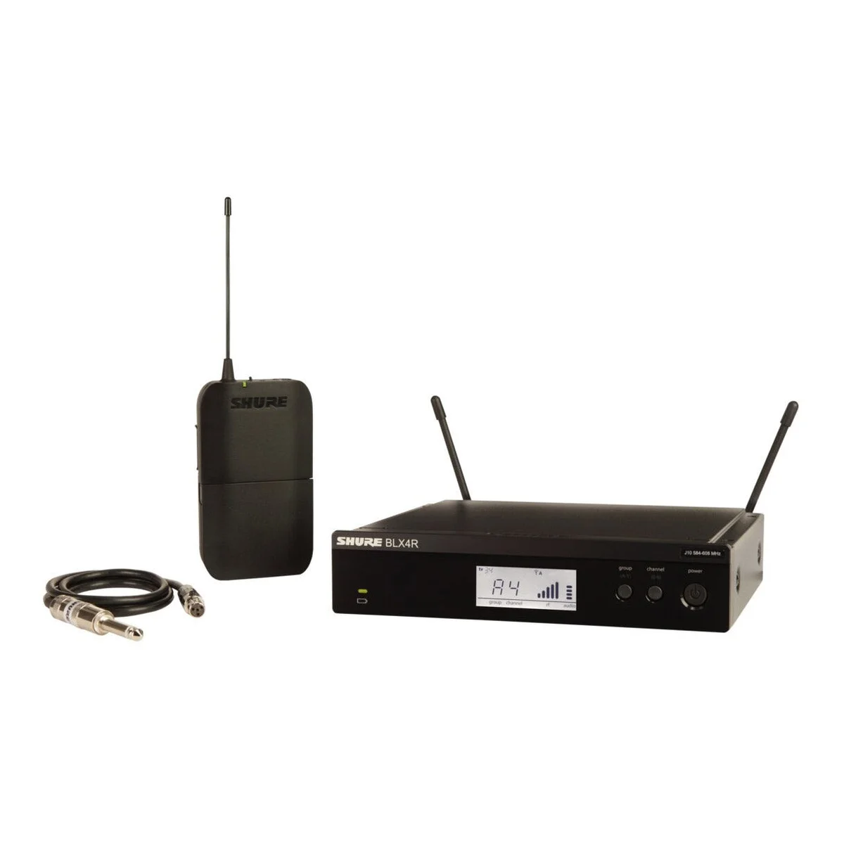 Shure BLX14R Wireless Guitar System | Frequency: H10 (542-572 MHz)