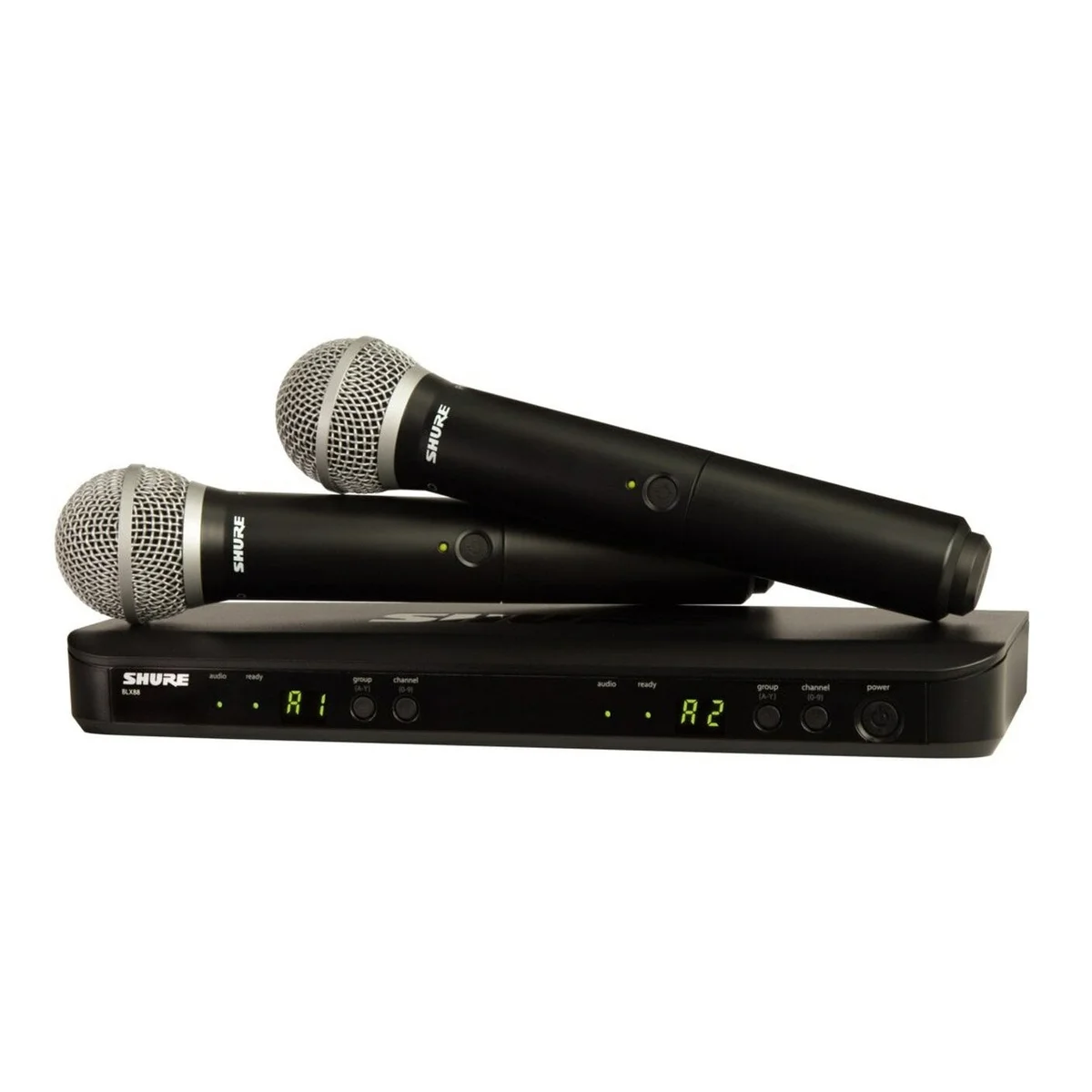 Shure BLX288/PG58 Dual Wireless Handheld Microphone System