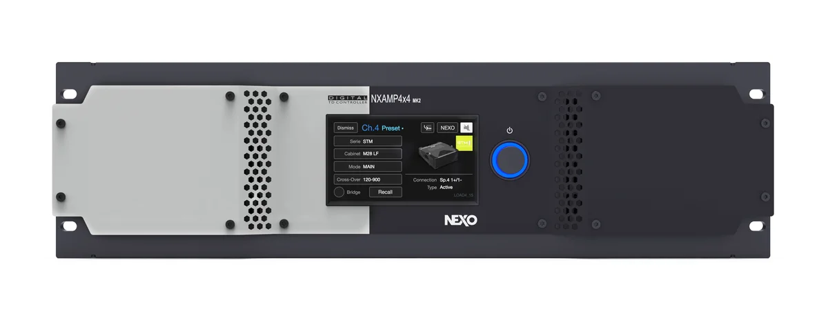 Nexo NXAMP4X4MK2 4 Channel Powered TD Controllers
