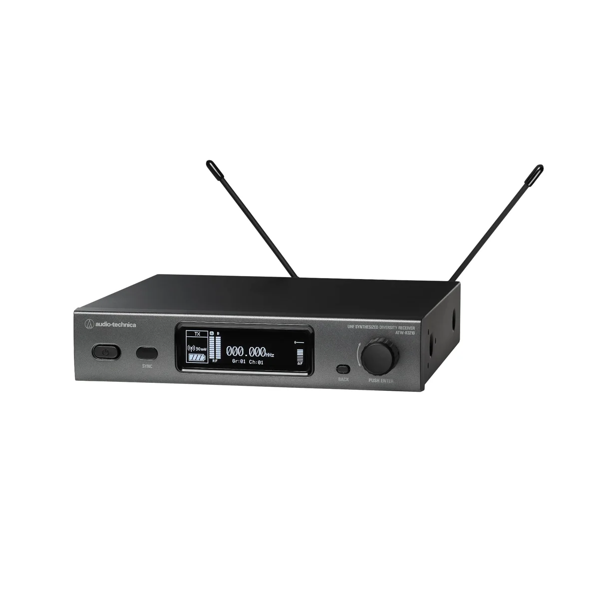 Audio-Technica ATW-R3210N Network-Enabled Diversity Receiver | Frequency: DE2 (470 to 530 MHz)