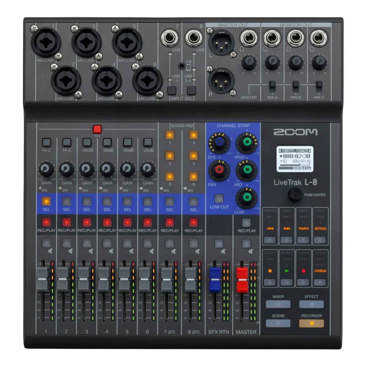 Zoom LiveTrak L-8 Digital Mixer
