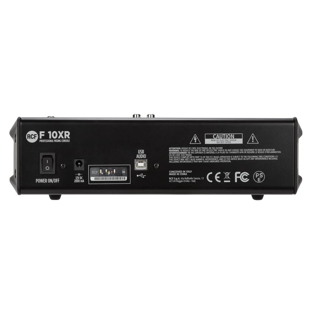 RCF F 10XR Mixing Console, Black - Image 4