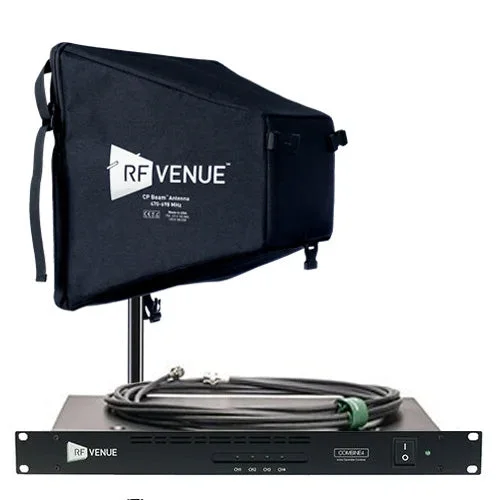 RF Venue COMB4CPB Signal Combiner with CP Beam Antenna B