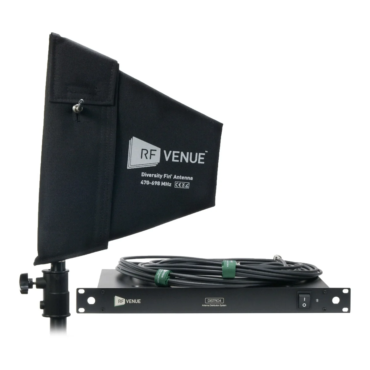 RF Venue DFIN & DISTRO4 Distribution System Bundle with Antenna