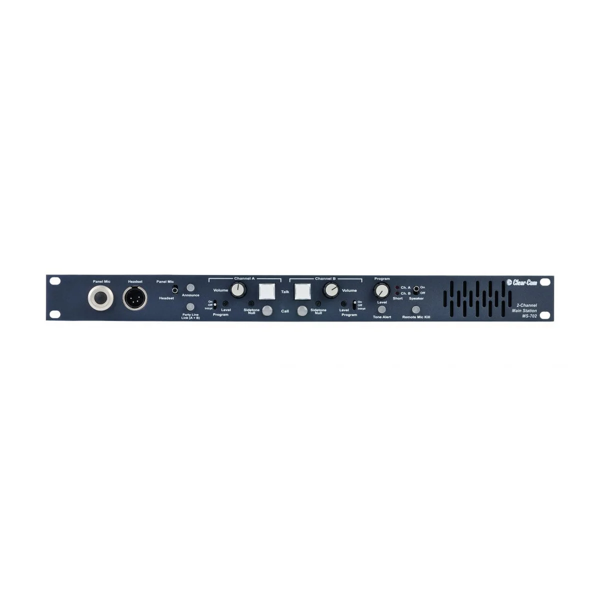 Clear-Com MS-702 Encore 2-Channel Main Station