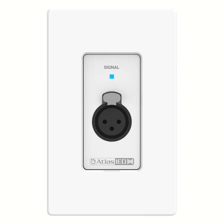 AtlasIED A-XLR ATMOSPHERE Remote XLR Input Wallplate