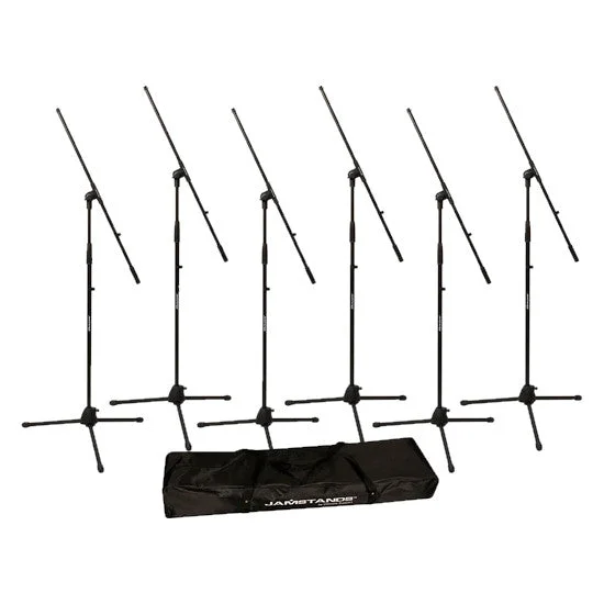 Ultimate Support JS-MCFB6PK Series 6-Pack Tripod Microphone Stand Bundle