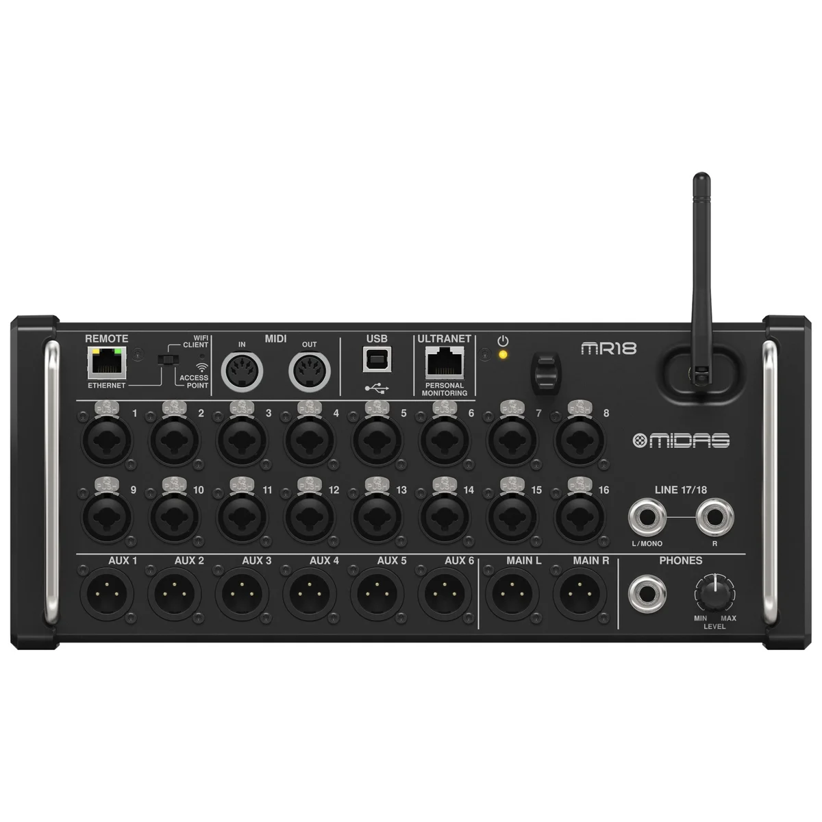Midas MR18 18-Channel Portable Digital Mixer