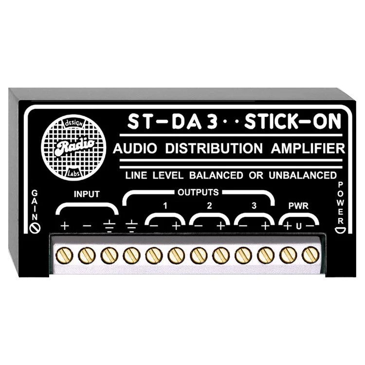 RDL ST-DA3 1x3 Line Level Distributor