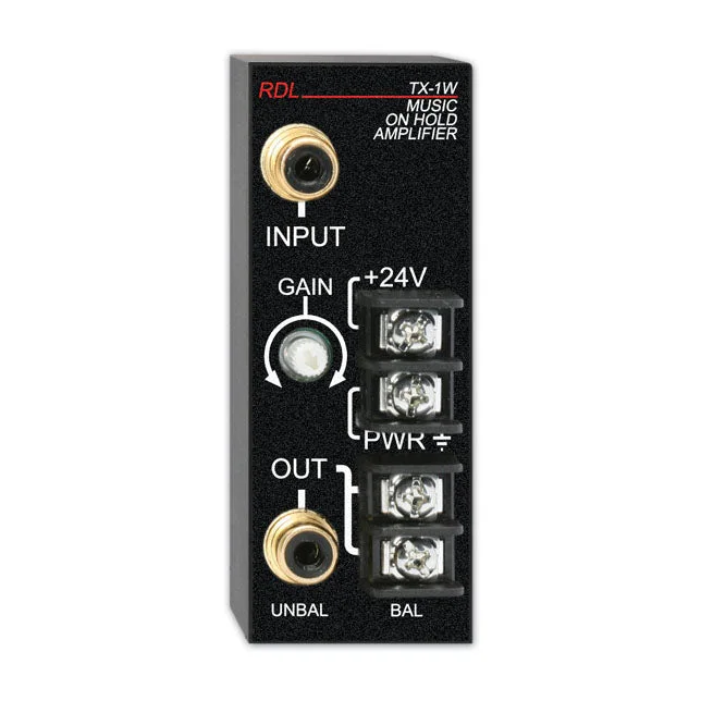 RDL TX-1W Music on Hold Amplifier - 1 Watt