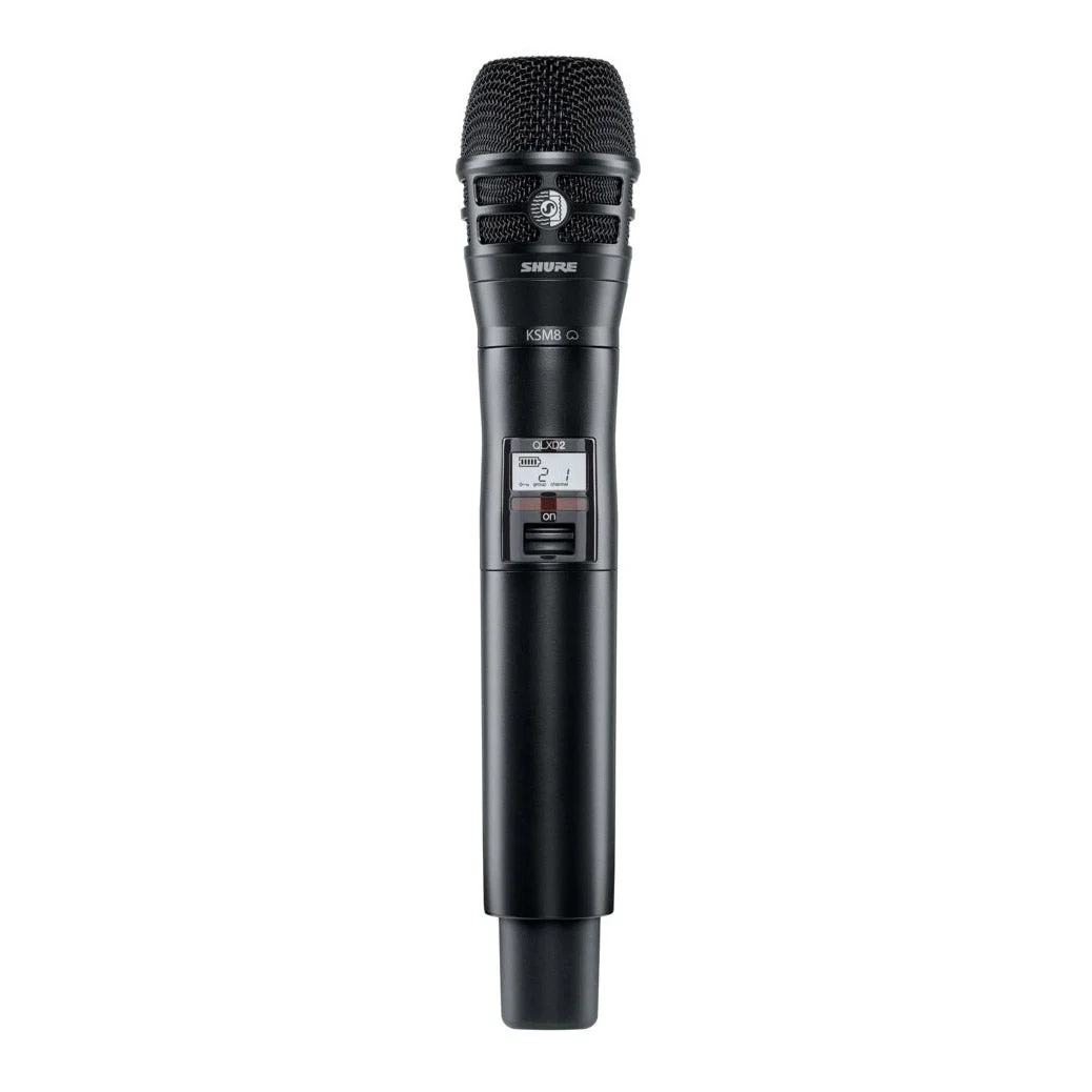 Shure QLXD2/K8B Digital Wireless Handheld Microphone Transmitter