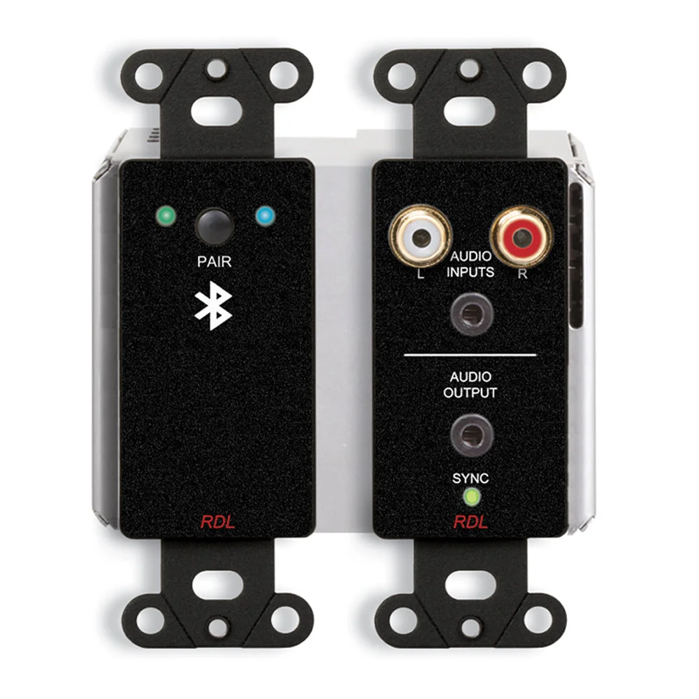 RDL DDB-BTN44 Dante Networked Wall-Mounted Audio Interface