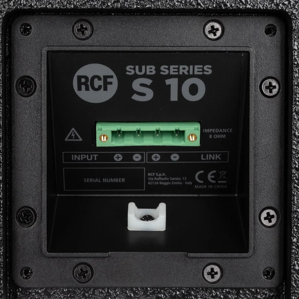 RCF SUB-S10 10-Inch Passive Subwoofer - Image 6