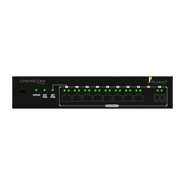 Pliant Technologies CHB-8C-02 CrewCom 8-Port Copper Hub