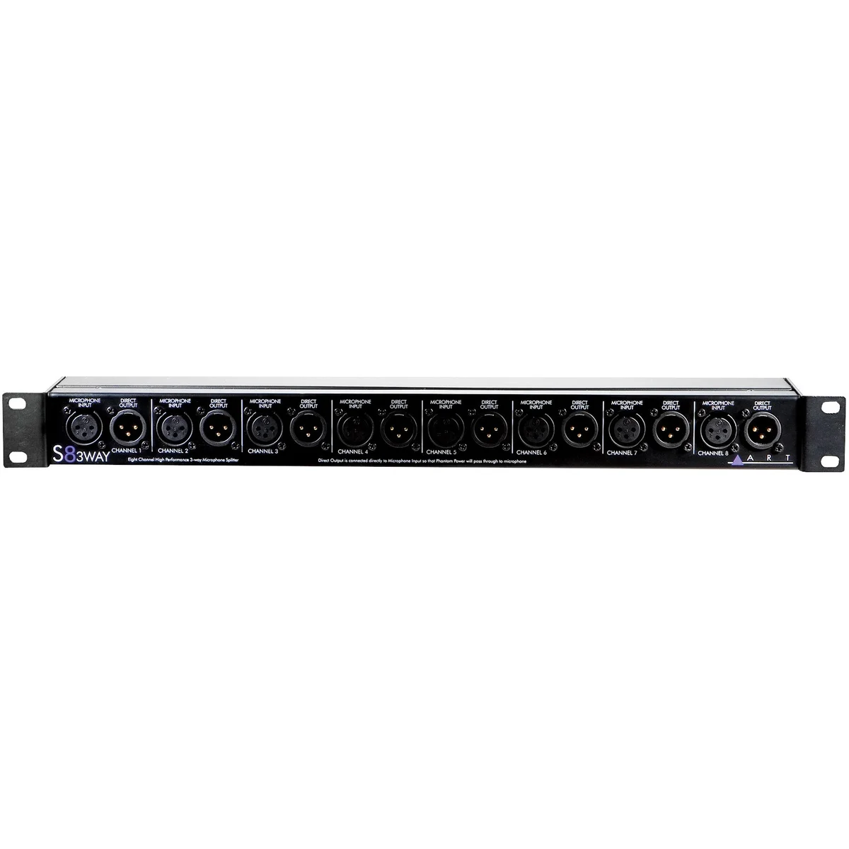 ART S8-3WAY 8-Channel Mic Splitter