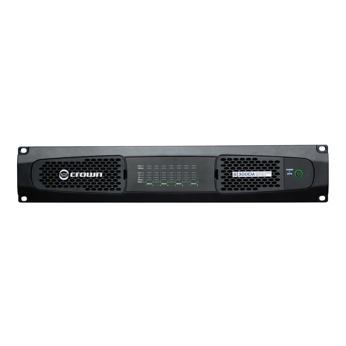 Crown DCi 8|300DA 8-Channel 70/100V Power Amplifier with Dante